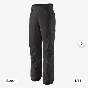Patagonia Women's Powder Town Pants Size XS color black